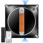 Vindusvaskerobot Liectroux YW910, dobbel vannspray, lasersensor, fallsikring, smart våtmopp for glass, robotstøvsuger for gulv, vinduer og vegger hjemme, børsteløs motor, hjul mot blokkering, kantløs drift, AI-kartlagt rute, App- og fjernkontroll.