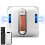 Vindusvaskerobot Liectroux S11 med 4-veis vannspray, robot for rengjøring av glass, gulv, vegger og fliser, vindusstøvsuger med intelligent navigasjon, flerskikts sikkerhetssystem, rammeløs bruk, stemmeveiledning